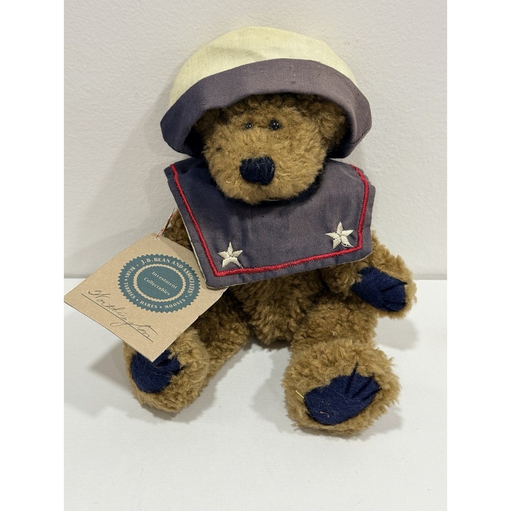 Boyds Bears Plush Worthington Fitzbruin Nautical Sailor Collectable NWT Retired